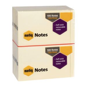 Notes Ylw 75X125Ylw Pk12 Bx12