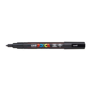 Posca PC-3M Fine Blt Mrkr Blk