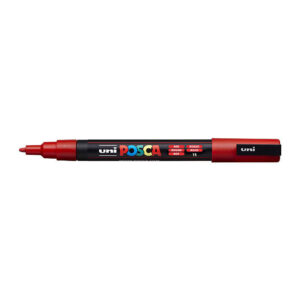 Posca PC-3M Fine Blt Mrkr Red