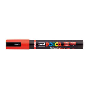 Posca Medium Brush Tip Red