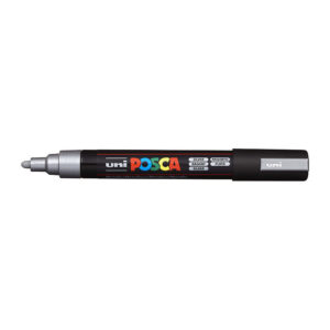 Posca PC-5M Med Blt Paint Slvr