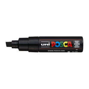 Posca PC-8M Bold Chisel Black