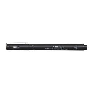 uni Pin FineLiner 0.7 Blk Bx12