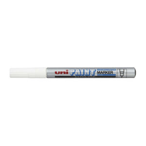 uni Paint Mark XFine Slvr Bx12