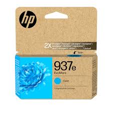 HP #937e Cyan Ink 4S6W6NA