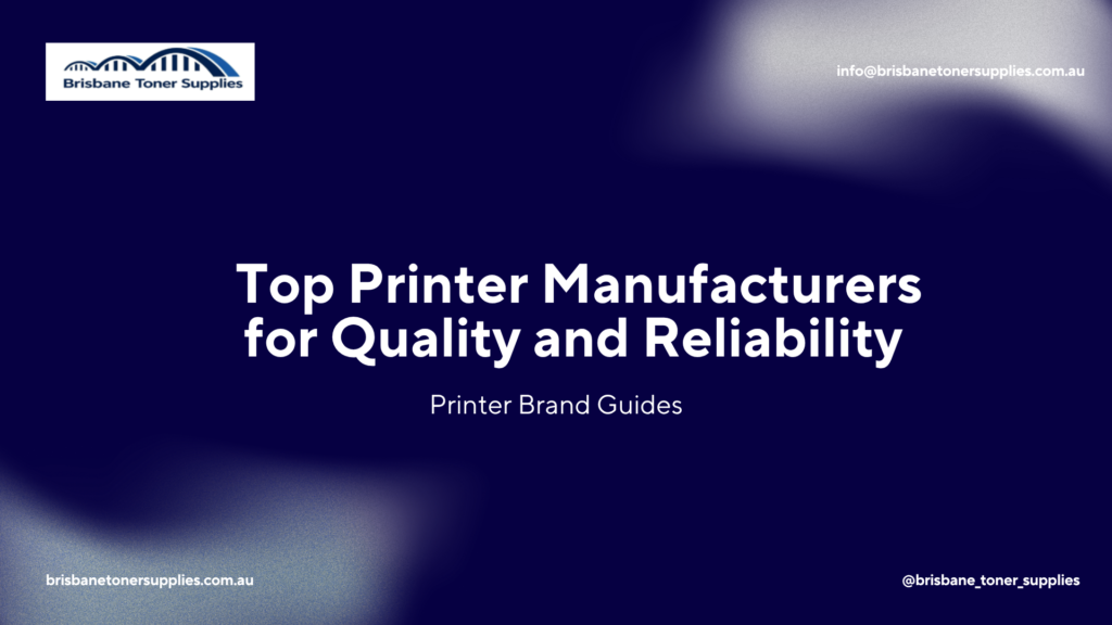 top-printer-manufacturers-for-quality-and-reliability